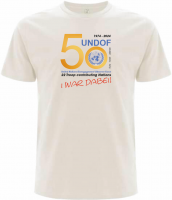 ***Premium T-Shirt Jubiläum 50 Jahre UNDOF weiß