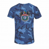 T-Shirt UN Veterans Camouflage Logo mit Adler groß