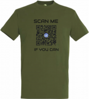 ***Premium T-Shirt QR-Scan Undof/Ausbatt