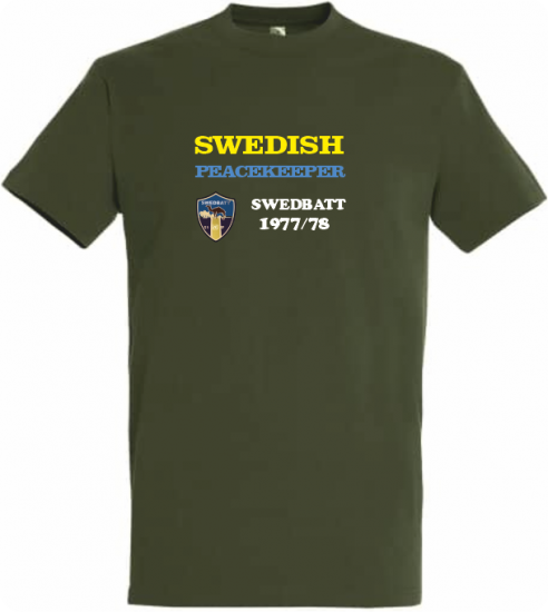 T-Shirt Swedish Peacekeeper SWEDBUTT - zum Schließen ins Bild klicken